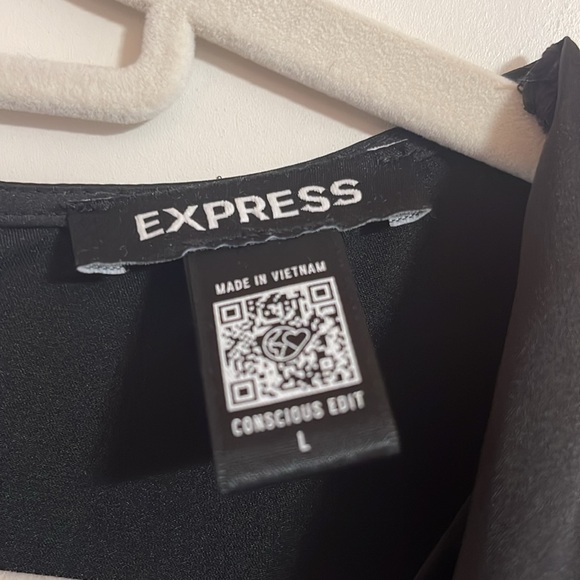 Black Express jumpsuit, size Large, EUC - Picture 3 of 5